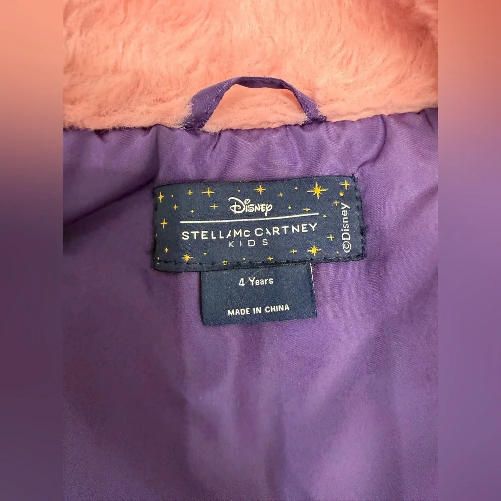 Stella McCartney Kids  Disney Multicolor Fleece Jacket Full Zip Girl Size‎ 4